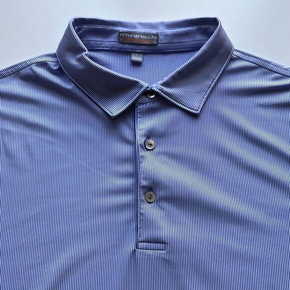 Peter Millar Summer Comfort Polo w/ branding Sz. L - Picture 1 of 9